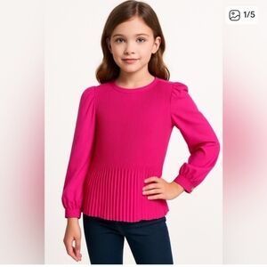 Ted baker pleated girls blouse
